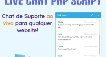 Chat ao vivo - LiveChat Suporte Ao vivo PHP