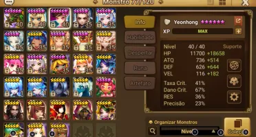 Conta SW - 2 ld5 Yeonhong e Isis - 200 6* - 77 nat5
