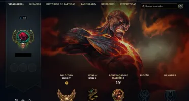 Conta Gold 4 - League of Lengends - lol.