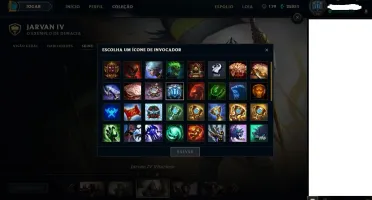 Conta LoL Jarvan/Janna/Elise vitorioso e + 100 champions!