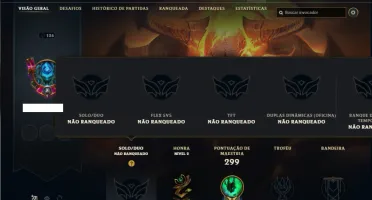 Conta Unranked com 71 Champs e 48 Skins