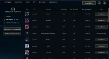 Conta Diamante 3 com 61% de winrate, 25 champs 1 skin