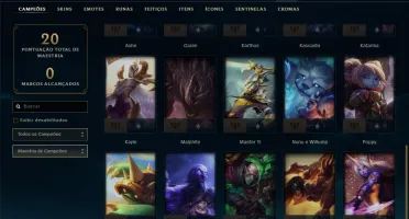 Conta Diamante 3 com 61% de winrate, 25 champs 1 skin