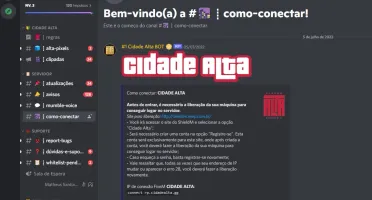 VENDA WHITELIST CIDADE ALTA PRINCIPAL
