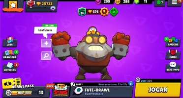 BrawlStars 35 skins 41 brawlers 71 stars e +de 50 acessórios