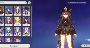 Conta Genshin Impact AR16, Hutao e Xingqiu