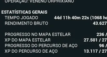 Conta warframe criada em 2015 mr25