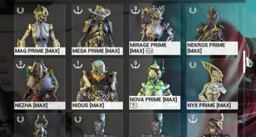 Conta warframe criada em 2015 mr25