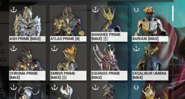 Conta warframe criada em 2015 mr25
