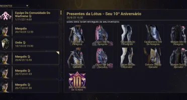 Conta warframe criada em 2015 mr25