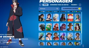 PC/PS4-5/XBOX) 75 SKINS/ Itachi, Orochimaru(RARAS) e mais.