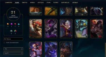 CONTA GOLD 2 / LVL 171 / SKINS / CAMPEÕES+++