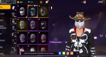 Conta De Free Fire Muito Gemada