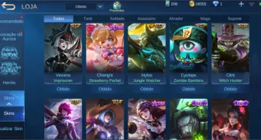 Vendo conta do Mobile legends