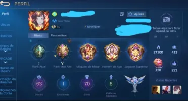 Vendo conta do Mobile legends