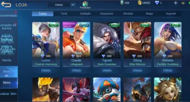 Vendo conta do Mobile legends