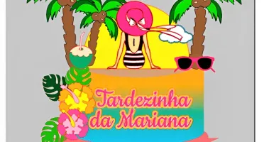 Arquivo de corte topo de bolo Tardezinha