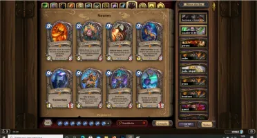 conta Heartstone, muitas lendarias, aventuras e 12k de pó