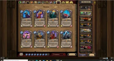 conta Heartstone, muitas lendarias, aventuras e 12k de pó