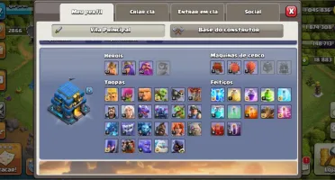 Conta CV 12 Full, 19 Mil Gemas, Faltando Alguns Muros...