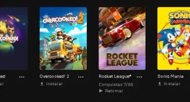 Conta epic games 20 jogos