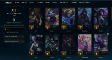 Prata 2 com 50 Champs e 42 Skins ( Mais de 30 Jogos )
