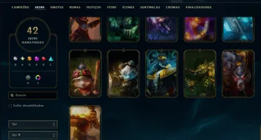 Prata 2 com 50 Champs e 42 Skins ( Mais de 30 Jogos )