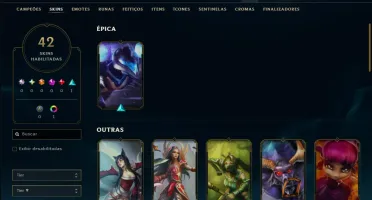 Prata 2 com 50 Champs e 42 Skins ( Mais de 30 Jogos )