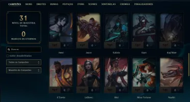 Prata 2 com 50 Champs e 42 Skins ( Mais de 30 Jogos )