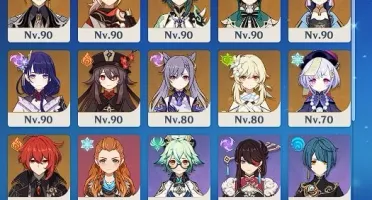 AR59 / 14 personagens 5* / 6 armas 5*