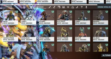 Conta Warframe mr 22 901 platinas