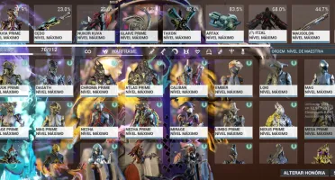 Conta Warframe mr 22 901 platinas
