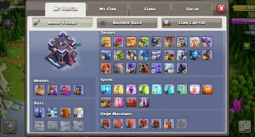 CV 15 - CoC (Nv. 201) {22 Tropas Full | 6 Construtores}