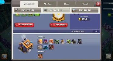 CV 15 - CoC (Nv. 201) {22 Tropas Full | 6 Construtores}