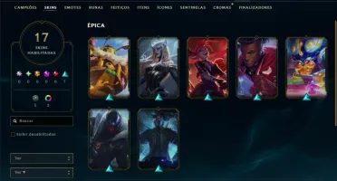 Esmeralda 2 com 50 Champs e 17 Skins