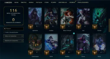 Esmeralda 2 com 50 Champs e 17 Skins