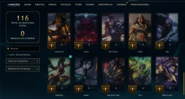 Esmeralda 2 com 50 Champs e 17 Skins