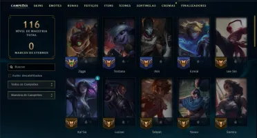 Esmeralda 2 com 50 Champs e 17 Skins