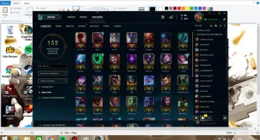 League Of Legend Lv 51 Prata 2 50 Champions 9 Skins 6Emote