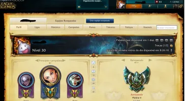 Conta platina V, Todos herois, 12k 9 pag runas, 100 skins +