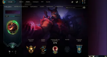 Conta todos campões 137 skins