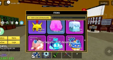 Conta Blox Fruits Muito Rara!! 494M Money, Todas Gamepass!!