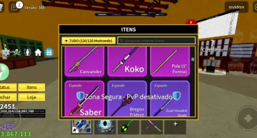 Conta Blox Fruits Muito Rara!! 494M Money, Todas Gamepass!!