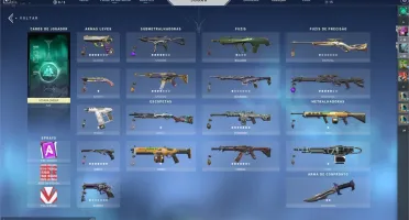 Vendo conta Valorant Varias coleções de Skins