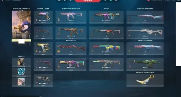 Conta Valorant Diamante com muita skin + Conta lol