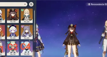 Genshin AR 55 7 itens 5* tiro 30 do garantido