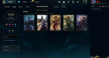 CONTA LOL KAYLE PRATEADA E KAYLE JUIZA ULTRA RARA