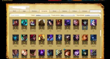 Conta de LOL C / 103 campeões criada na Season 3 / 26 SKINS.