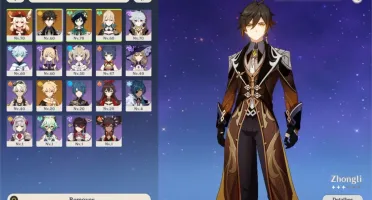 CONTA GENSHIN / KLEE + ZHONGLI + VENTI + JEAN e varios 4*!