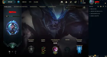 Conta League Of Legends